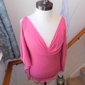 LVLX Coral Ruche Top Size Small